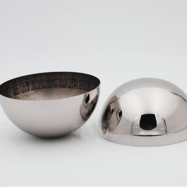 Stainless Steel Hollow Hemisphere metal sphere world