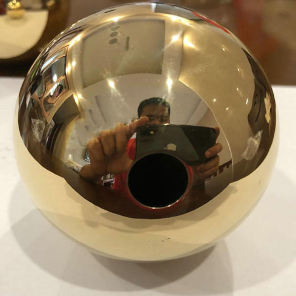 90mm Hollow Brass Spheres Lampshade metal sphere world