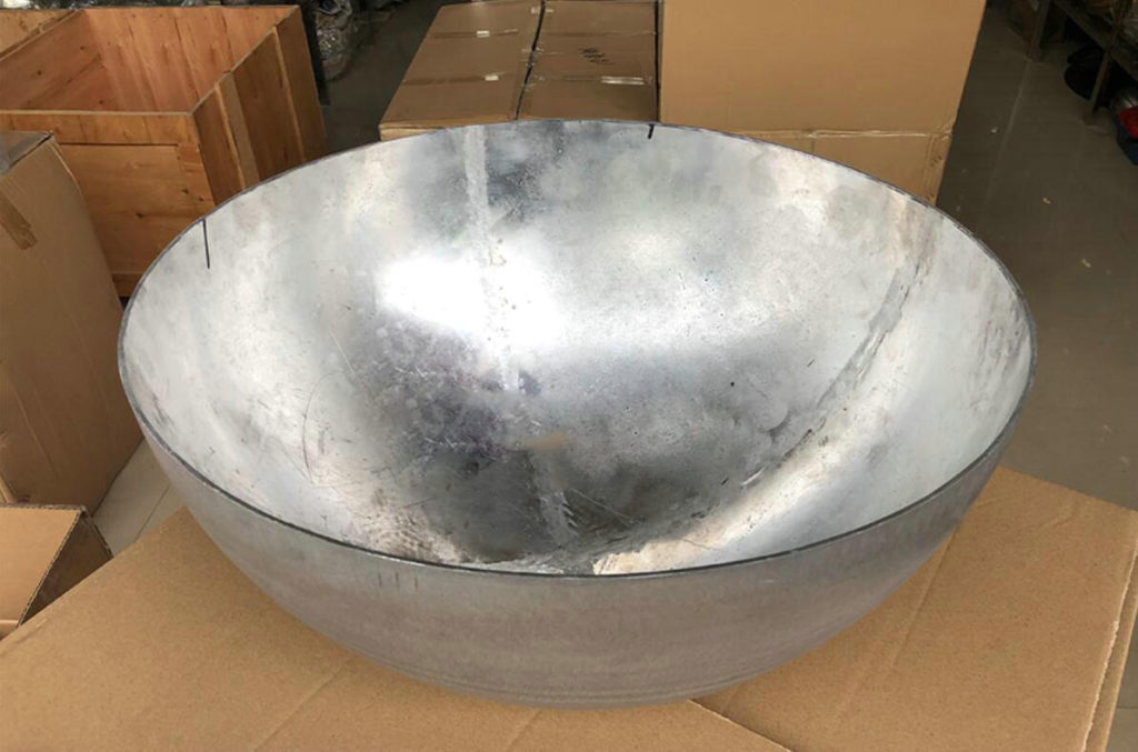 Aluminum Half Sphere - Metal sphere