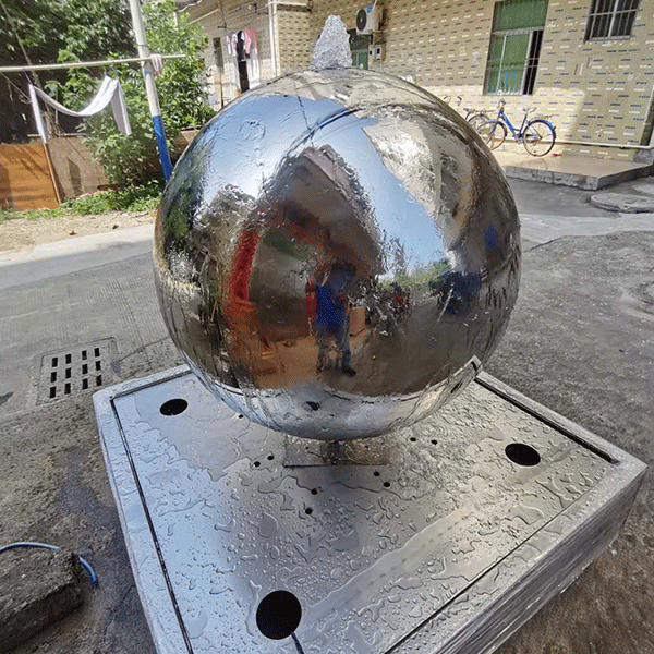 Stainless Steel Spheres Water Features Archives metal sphere world