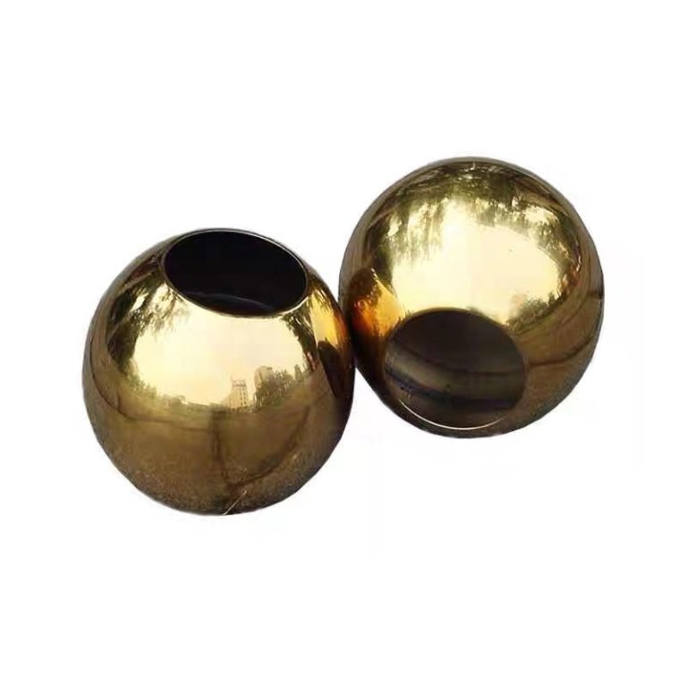 Stainless Steel ball with hole Archives metal sphere world